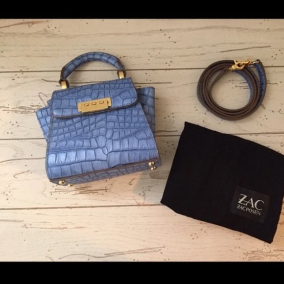 Mini Zac Posen eartha bag blue cross body